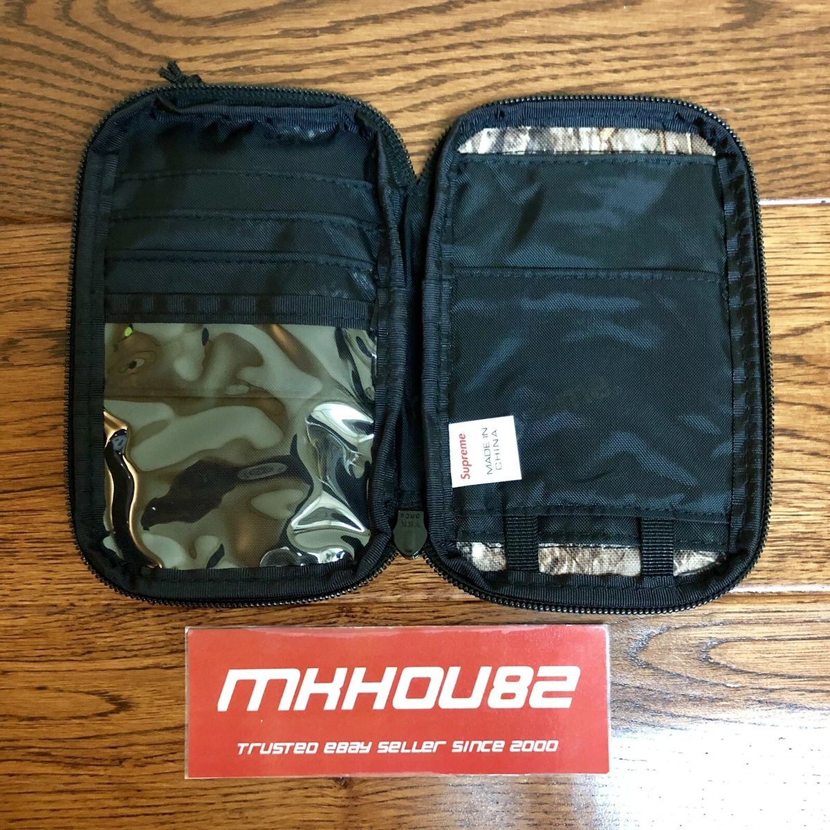Supreme small zip pouch black new arrivals