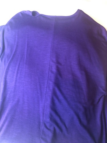 B Design Poncho Style Top angesetzt Tank Tunika fließend Top offene Seiten Gr. L - Bild 5 von 7