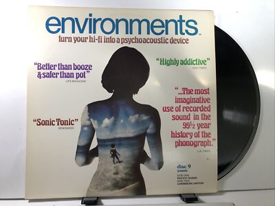 Environments Disc 9 SD66009 Syntonic Psychoacoustics VG+ LP Vinyl Record Album