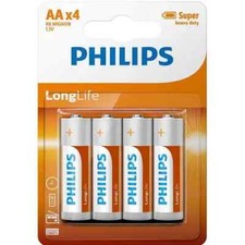 96 Batterie Stilo AA Philips Super heavy duty Pile in blister