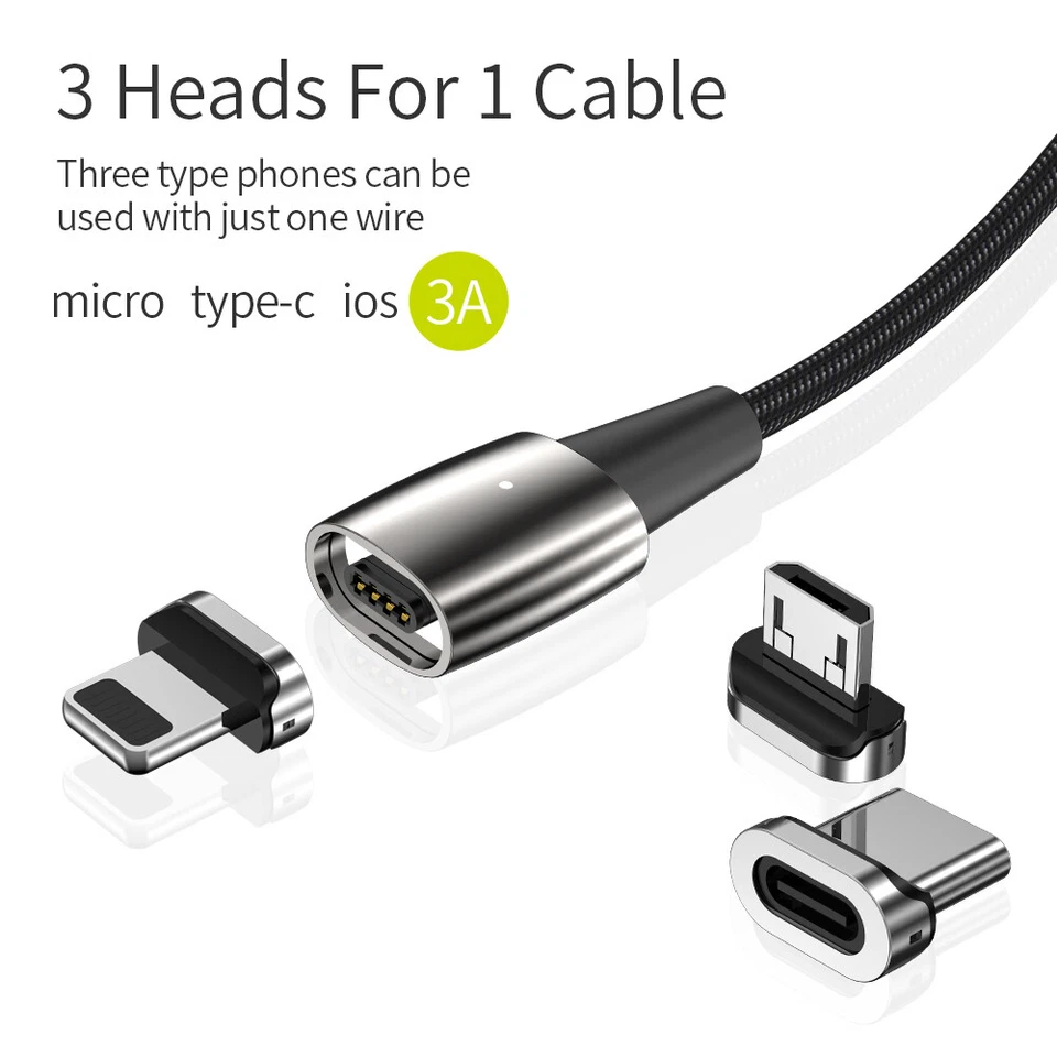 WSKEN X1 Pro Magnetic Type-c Micro Charge Cable For Samsung Android Phone Device - Image 3 of 4