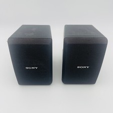 Sony Model SS-SR15 Black Surround Sound, 2 Two Speaker System 70W 8 ohm TESTED
