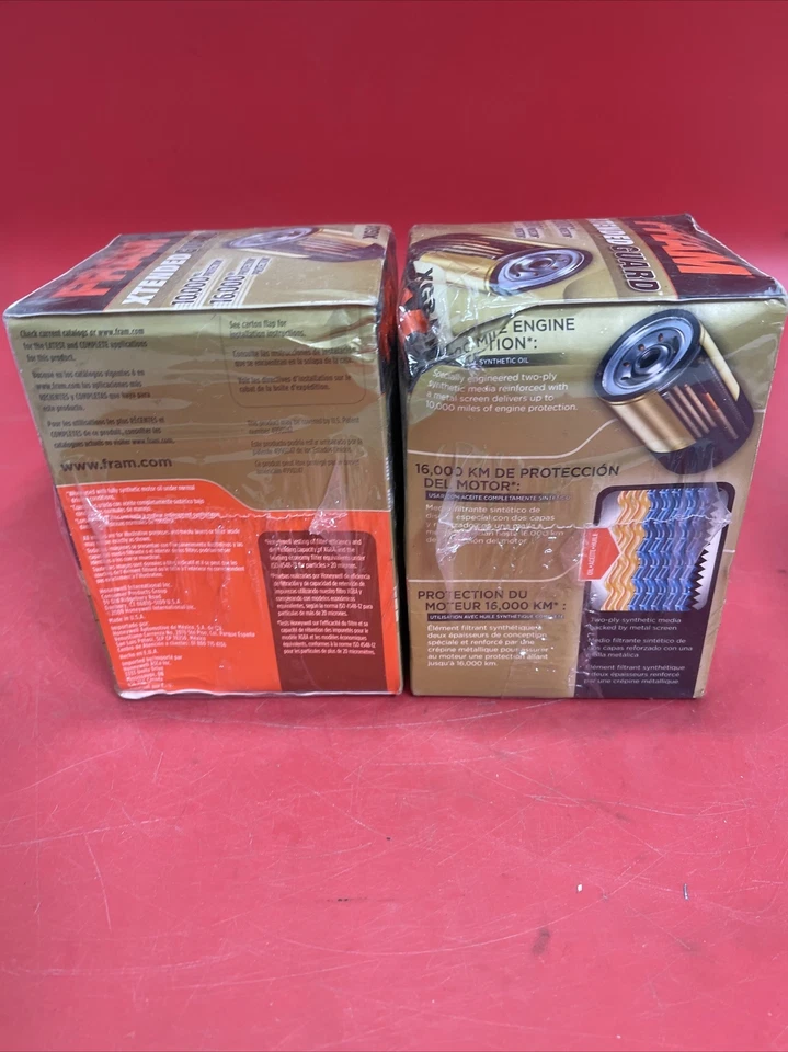Lote 2 filtros de aceite Fram XG8A Foto 4 de 4