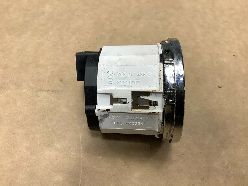 Volkswagen Touareg 2005 7L bloqueo diferencial dial interruptor control OEM+ Foto 4 de 4