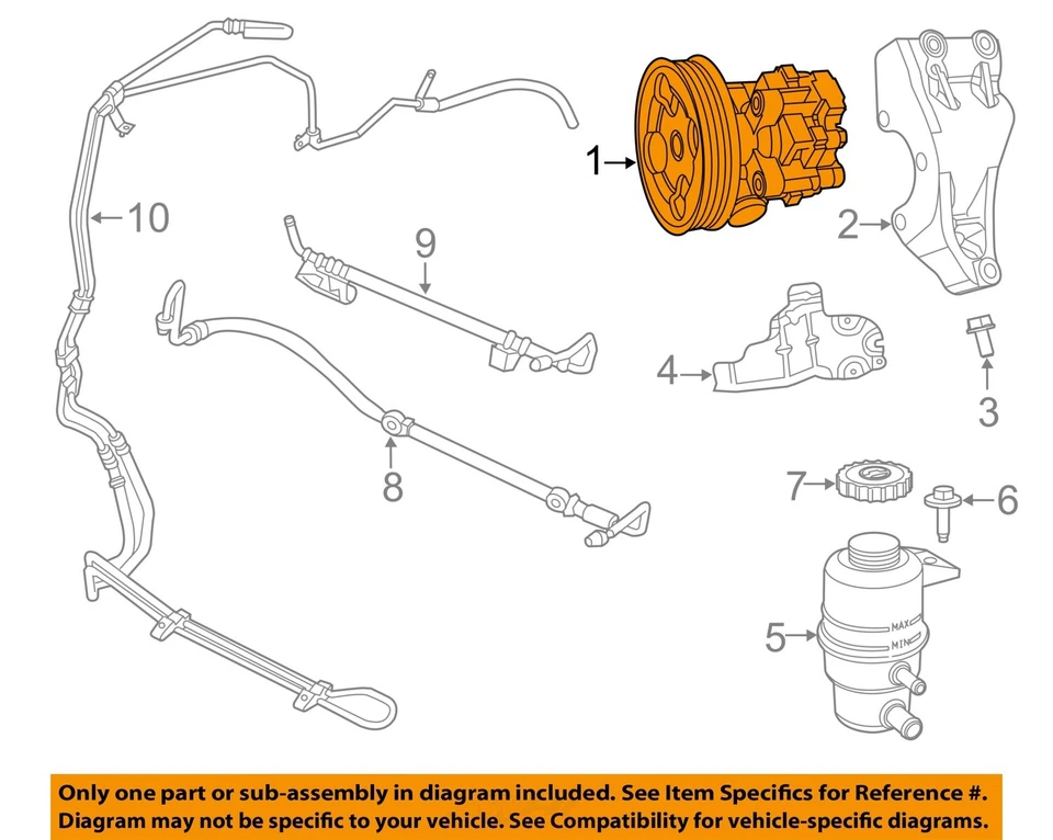Bomba de dirección asistida usada se adapta a: Dodge Avenger 2013 3,6 grado A Foto 3 de 4