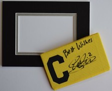 Simon Francis Signed Captains Armband & free mount display Bournemouth AFTAL COA