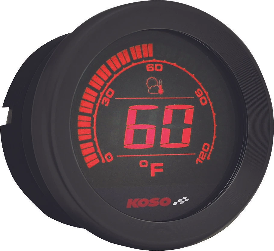 Harley-Davidson Street Glide Digital Gauge Cluster 2006-2013 KOSO BISEL NEGRO Foto 3 de 4