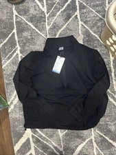 NWT Member's Mark Women's Travel Pullover, Black Size XS,S,L,2XL NEW