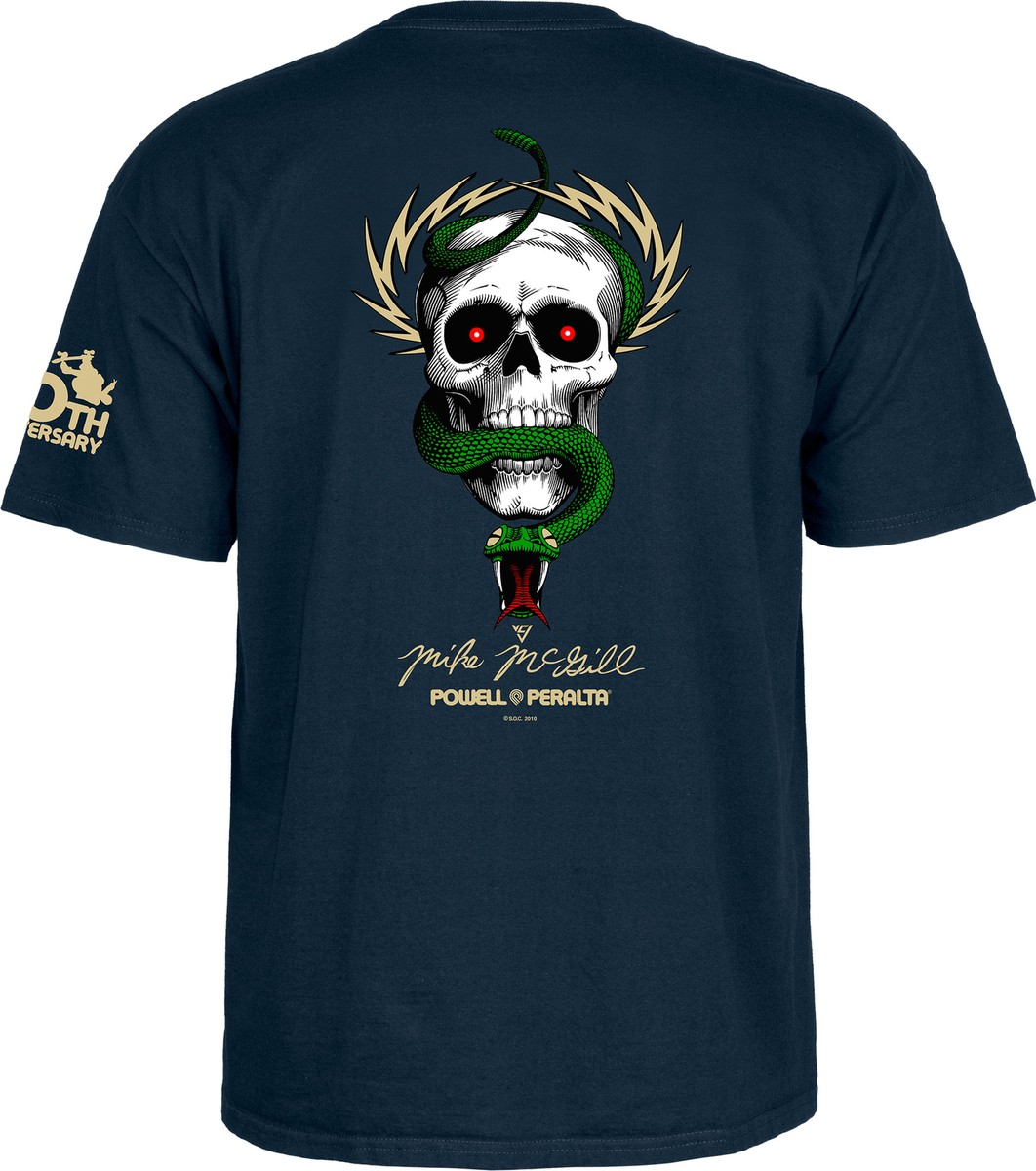 希少 POWELL Tシャツ MIKE MCGILL パウエルペラルタ XL POWELL PERALTA パウエル MIKE MCGILL マクギル スカルスネーク