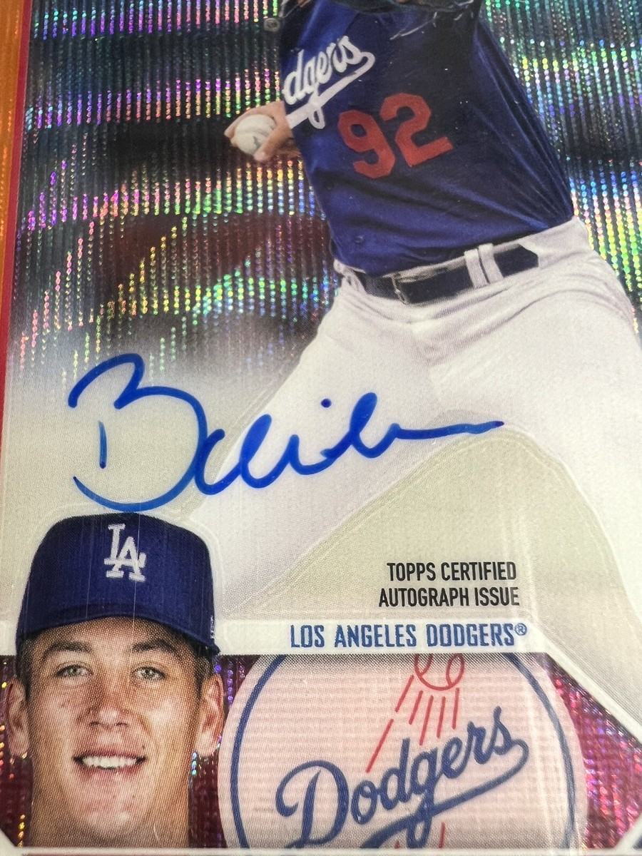 17/25 Topps Now Bobby Miller Auto /25