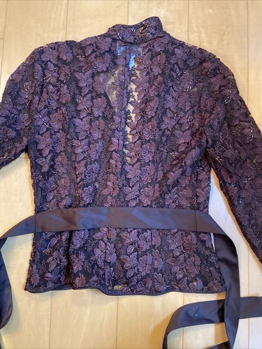 BROWN BEAUTY Davids Bridal Mother Of The Bride Size 6 Jacket Dress - Picture 12 of 19