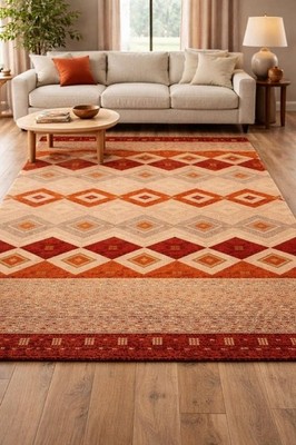 Handmade Rug | Irregular Rug | Wool Rugs | Living Room Rug | Tufted A463