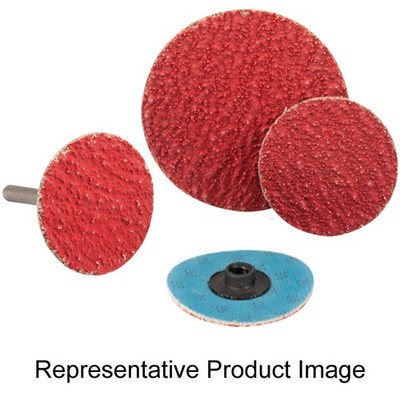United Abrasives-SAIT 50920 2'' Sait-Lok 9S Ceramic AO Laminated Disc 24Gr 100 Pk
