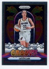 2025 Panini Prizm WNBA Groovy Caitlin Clark #10 b5f