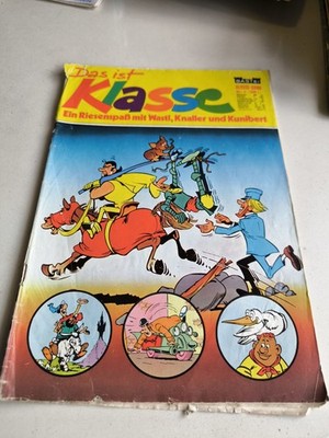   Das ist Klasse  Nr 4 Bastei Comic 1972 mit Wastl Akzeptabler Zustand   