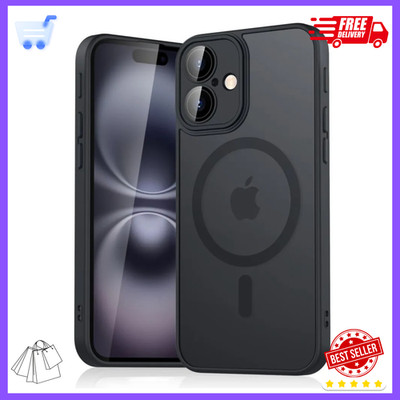For iPhone 11 12 13 14 15 16 Luxury Magnetic Matte Translucent Magnetic Case.