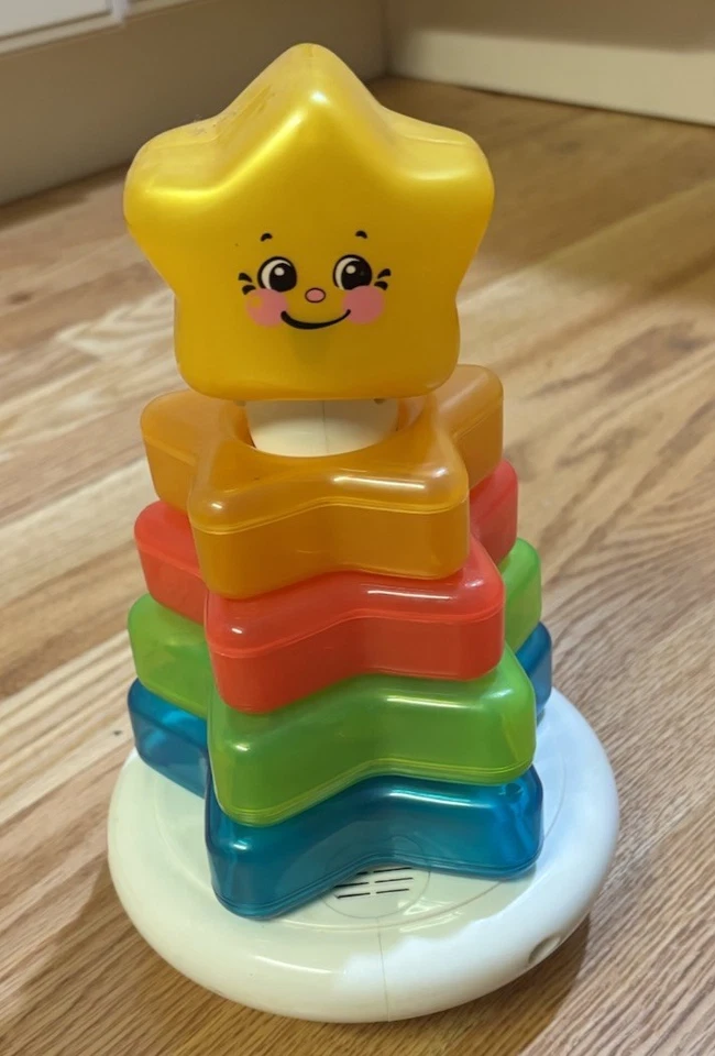 Fisher Price Little Superstar Classical Star Stacker Music Lights / Tested Works - Image 3 of 4