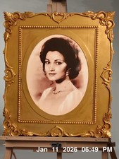 Somewhere In Time: Jane Seymour photo prop and frame. Hand painted 21&rdquo; x 24.5&rdquo;