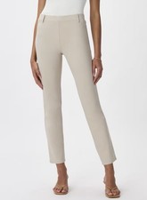 Quince Women's Black Ultra-Stretch Ponte Pants Straight Leg sz S M 28" NWT