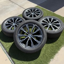Bmw X5 X6 20 G05 G06 740m Star Spoke Oem Factory Wheels Tires Rims M60i - New Bmw X5 X6 20 G05 G06 740m Star Spoke Oem Factory Wheels Tires Rims M60i - New