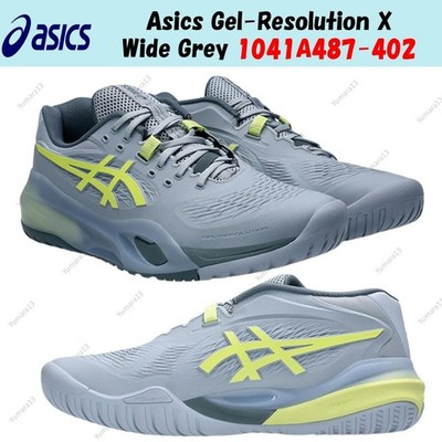 Asics Gel-Resolution X Wide Grau 1041A487-402 Herren Gr.