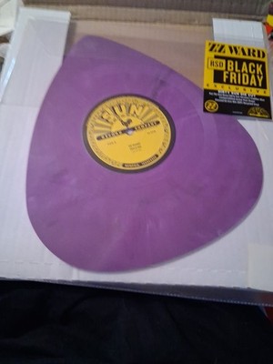 ZZ Ward Put The Gun Down Cadillac Man Purple Vinyl Single NEW - RSD Pick Shape