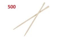 500 Disposable Bamboo Chopsticks 9" Long Individually Wrapped