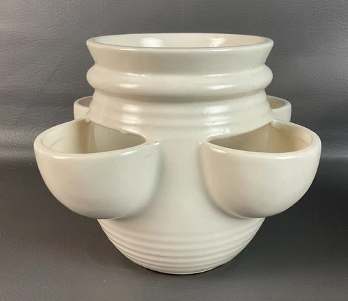 Vintage McCOY Pottery Strawberry / Herb / Succulent Planter