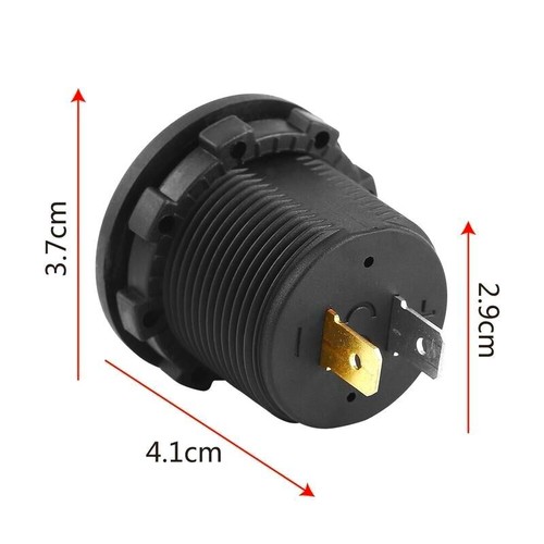12V Waterproof LED Digital Voltmeter Gauge For Auto Voltage Meter Display - Picture 4 of 10