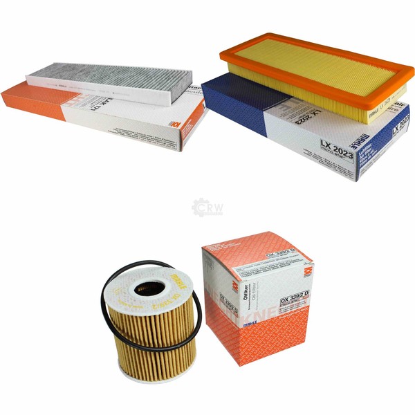 Mahle / Knecht Innenraumfilter LAK 171 Luftfilter LX 2023 ÖLfilter OX 339/2D-image