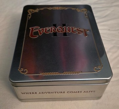 EverQuest II 2 Collectors Edition PC Game Complete Tin w Cloth Map Books READ!