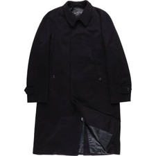 Vintage Burberry cashmere-blend wool long coat made in England size M men's ...