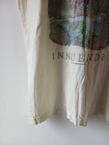 Queen Innuendo Tour Original Gig Concert Vintage Tee T-SHIRT Medium - Picture 17 of 19