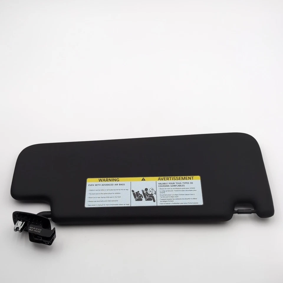 2024 BMW X2 U10 Sun Visor Set Pair Left Right Black OEM 5A1F983 5A1F984 - Image 4 of 4