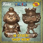 IN STOCK - One Piece Jinbe & Brook Bronze Statue Funko Pop Bundle 2215 & 2216