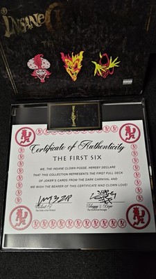 The First Six - Box Set - Insane Clown Posse CDs Autograph Juggalo ICP *rare*