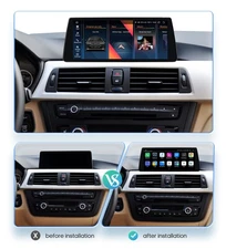 CarPlay Car GPS Stereo 10.25"Android 14 8Core For BMW 3 Series F30 F31 NBT 13-17