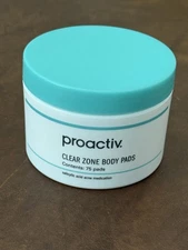 Proactiv Clear Zone Body Pads 75 Pads Salicylic Acid Acne Medication EXP 04/2026