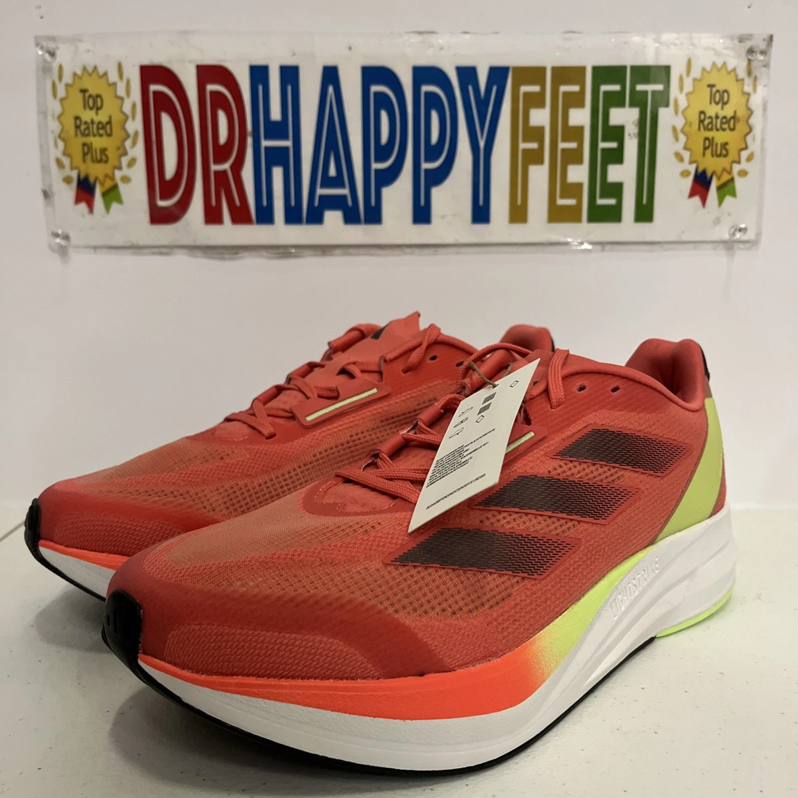 Adidas Duramo Speed Men Running Shoe Scarlet/Aurora Metalic IF3543 New