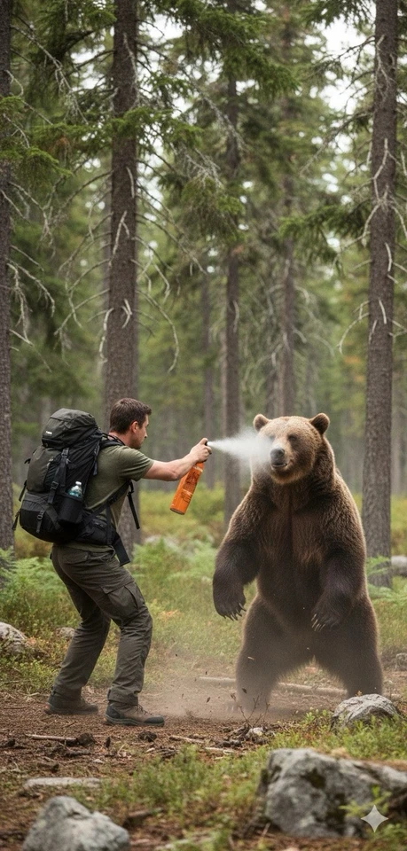 spray anti-orso a base di capsaicina IN ALTA CONCENTRAZIONE 270g - Immagine 2 di 4
