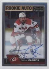 2016-17 O-Pee-Chee Platinum Rookie Auto Trevor Carrick #R-TC Auto 0ph