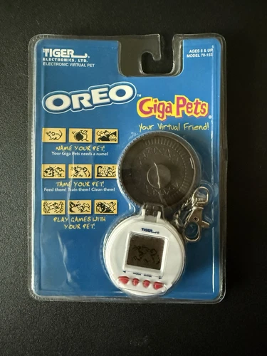 NEW | TESTED | Giga Pets Oreo Rat Mouse Tiger Virtual Pet Tamagotchi (US SELLER)