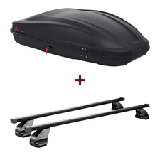 Dachbox G3 Spark 400 + Dachträger Menabo für Seat Ibiza Fliessheck III Typ 6L1