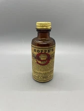 Vintage Hoppe's No 9 Gun Nitro Powder Cleaning Solvent Bottle 2 Oz 3/4 Full