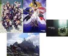 Fire Emblem Three Houses B2 Poster Set 3pcs + Title Sheet No Crease Ltd Ed