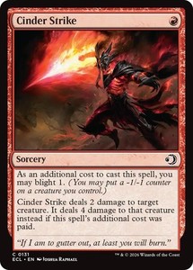 Cinder Strike 131/439 Lorwyn Eclipsed