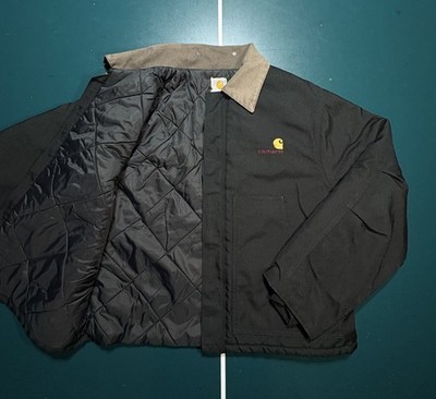 Vintage Carhartt Workwear Jacket Men's Large J20 BLK Arctic Quilt