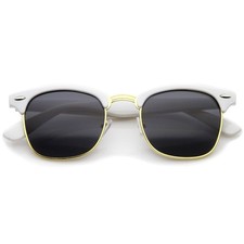 Everyday Two-Tone Half Frame Sunglasses A703