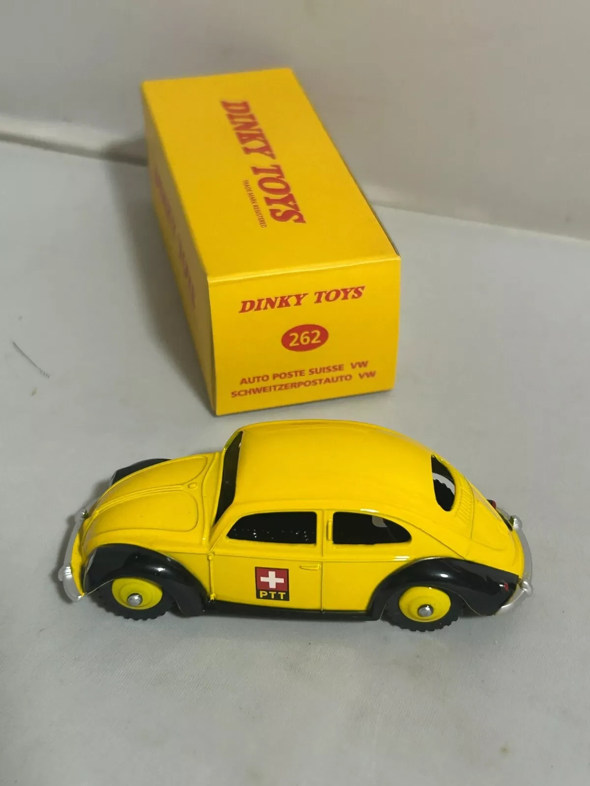 Dinky 262, Volkswagen Swiss Post PTT Car - Free Price Guide & Review