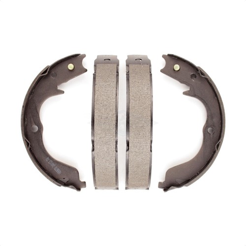 Rear Disc Coated Rotors Semi-Metallic Pads Parking Shoes Kit For Subaru Impreza - Picture 10 of 12
